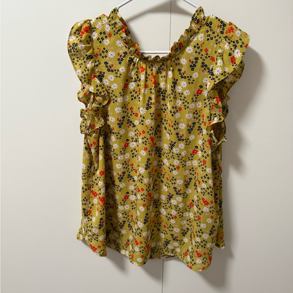 Loft flowy shirt - wear alone or under jacket.  Dress up or down.